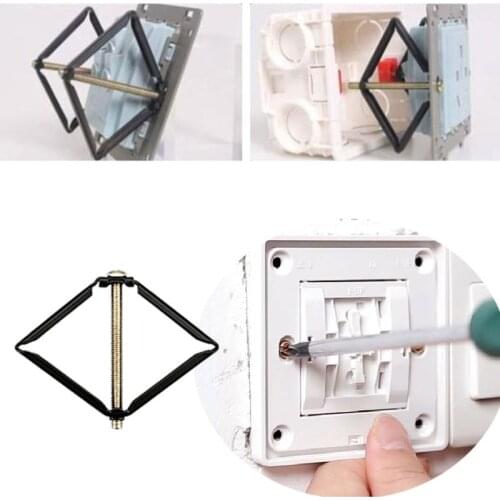 4 Pcs Wall Mount Switch Box Repair Tool Secret Stash 86mm Switch Cassette Repairer Support Rod Electrician Accessories