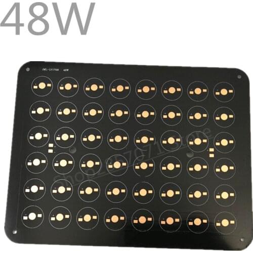 48W aluminum plate / LED high power aluminum heat sink / 24 string 2 213x163mm