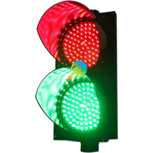 AC85-265V Wateproof design high quality 200mm PC housing red green traffic light for sale
