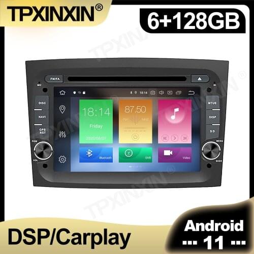 128GB Android 11.0 Car Radio For FIAT DOBLO 2016 - 2018 Multimedia Auto Video DVD Player Navigation Stereo GPS 2 din Accessories