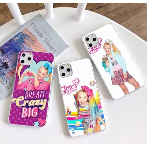 Jojo Siwa Phone Case for iphone 12 pro max 11 pro XS MAX 8 7 6 6S Plus X 5S SE 2020 XR cover