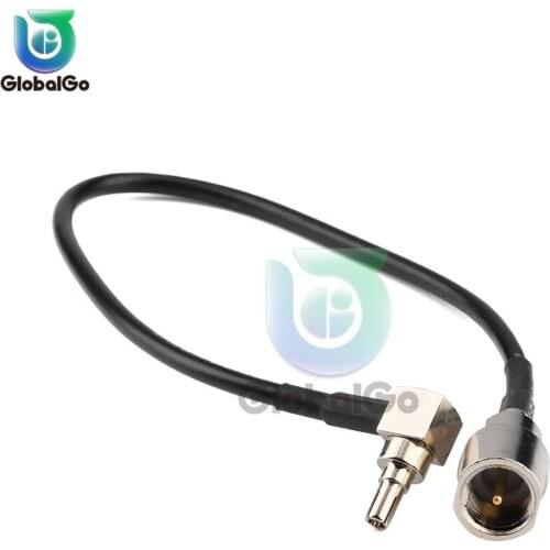 CRC9 to Male Right Angle Connector Pigtail Cable 20cm