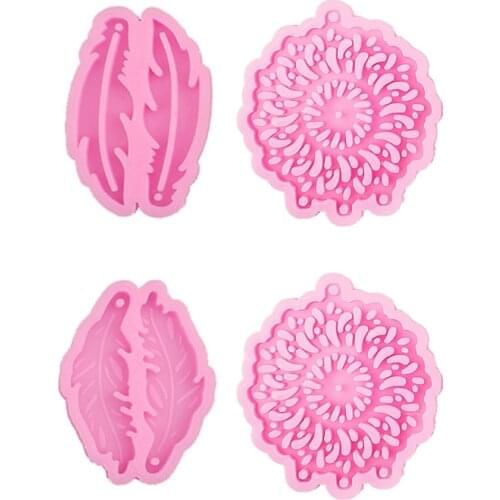 Mandala Dream Catcher Resin Mold Dream Catcher Keychain Mold Resin Cast Mold is Easy to Disassemble Diy Jewelry Pendant