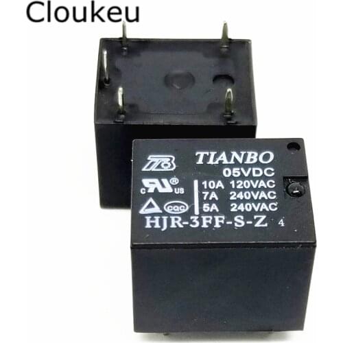 HJR-3FF-S-Z-05VDC 10A Relay DIP5