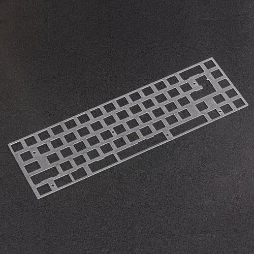 KBDfans 65% Mechanical Keyboard Polycarbonate Plate Compatible With Tada68 KBD65PCB DZ65 RGB TOFU65 Case