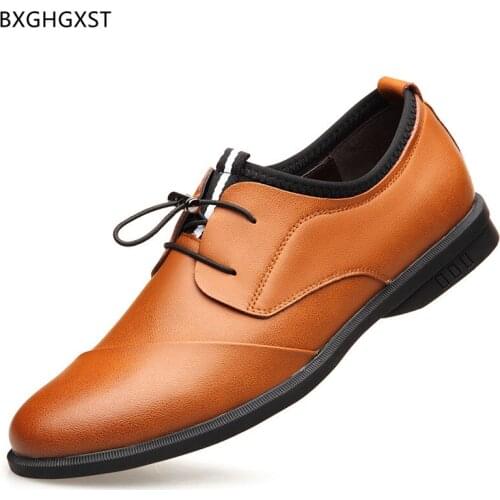 Brown Casual Business Shoes Men Fashion Wedding Shoes for Men 2021 Black Man Slip on Shoes Men Zapatos De Vestir De Los Hombres