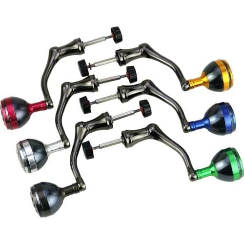 Metal Rocker Arm All-metal Fishing Reel Spinning Reel Handle Grip For Fishing Reel Replacement Fishing Parts Accessories M L