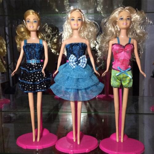 Beautiful Party Clothes Fashion Dress For Barbie Doll Clothes Mini Dresses For 1/6 BJD Doll Accessories Best Gift Toys