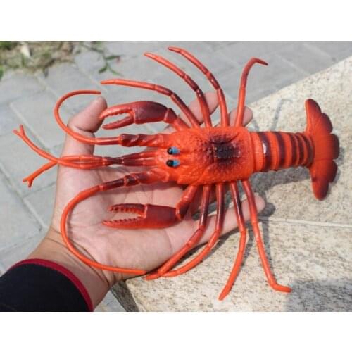 Soft Simulation Crab Lobster Animal Marine Model Action Figures Home Decor Early Education Toy Kids Birthday Gifts