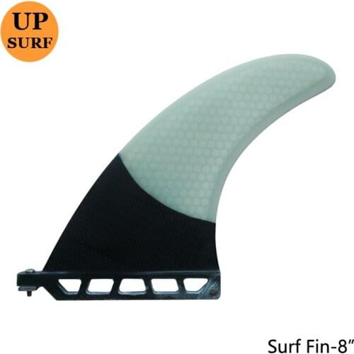 Single Fins White 8"Length Center Fins Long Board Fins White/Blue/green/white Surf Fins pranchas de