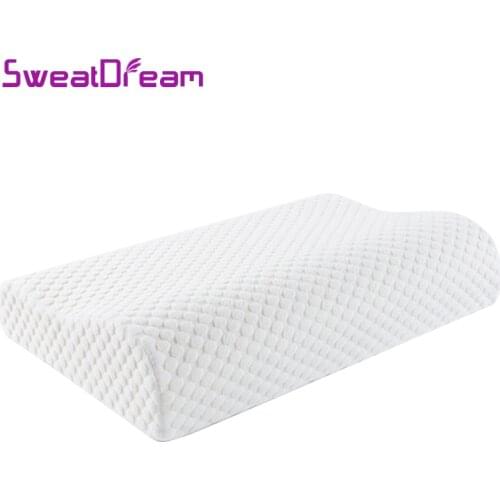 Memory Foam Bedding Pillow Shaped Ergonomic Cervical Orthopedic Pillows for Sleeping Neck Protection Memory Foam Pillow Pillows