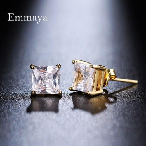 Emmaya New Fashion Cubic Zircon Earring For Women Shiny Decoration Party Charming Jewelry Hot Sale Tiny Ornament