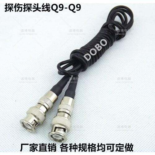 Probe Line Q9-Q9 Ultrasonic Flaw Detector BNC-BNC Oscilloscope High-frequency Data Connection Is Soft