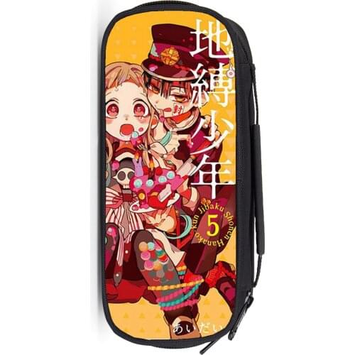 Toilet-Bound Hanako-kun Boys Girls Cartoon Pencil Case Bag School Pouches Children Student Pen Bag Kids Purse Wallet