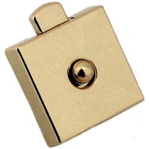 1pcs Fashion Metal Square Turn Lock Durable Twist Lock for DIY Handbag Bag Purse Luggage Hardware Closure Bag Parts Accessories