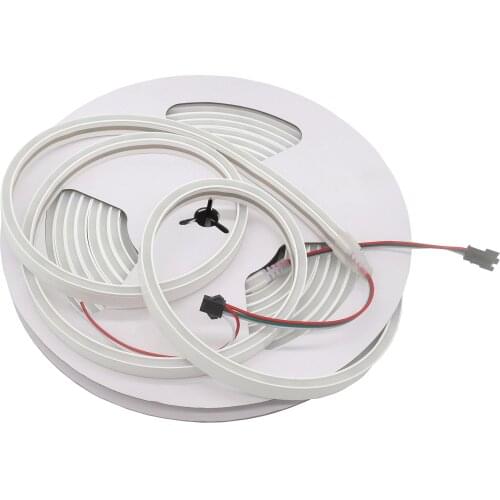 5M/Roll 5050 RGBW Pixel Silica Gel Neon LED Strip light 12V 6A 72W WS2811 60LEDs/M IP65 Waterproof Magic Color LED Lamp Article