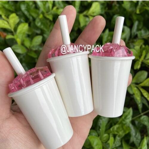 6ml Empty Lip Gloss Bottle Lip Glaze Tubes DIY Empty Pink White Lipgloss Tube Makeup For Lipstick Lipgloss Cosmetic Container