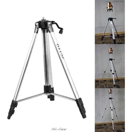 150cm Tripod Carbon Aluminum With 5/8 Adapter For Laser Level Adjustable