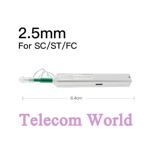 Free shipping AB11A for SC/FC/ST One Click Cleaner tool 2.5mm Universal Connector Fiber Optic Cleaning Pen