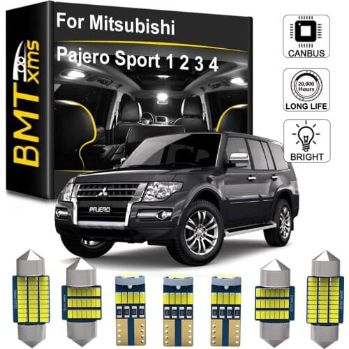 BMTxms Canbus For Mitsubishi Montero Shogun Pajero Sport 1 2 3 4 1990-Present Auto LED Interior Dome Light License Plate Lamp