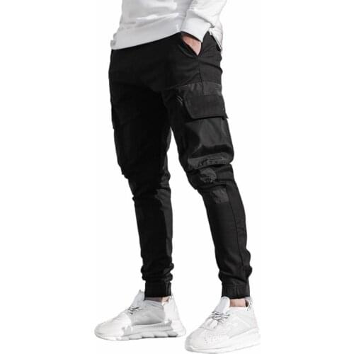 Cargo Pants Men Casual Autumn Winter Pocket Patchwork Jogger Trousers Spring Long Cargo Pants Streetwear Mens tracksuit 3XL