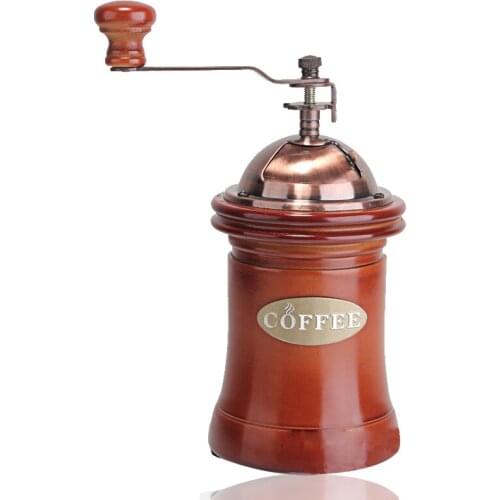 Home Wood Mini Coffee Grinder Hand Retro Tools Mixer Manual Coffee Mill Espresso Koffiemolen Handmatig Coffee Grinder EK50MCJ