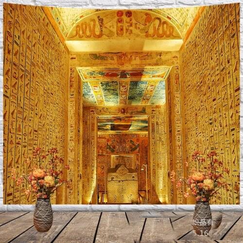 Egyptian decor tapestry wall cloth snake eye of horus deco murale tenture Egypt god wall carpet