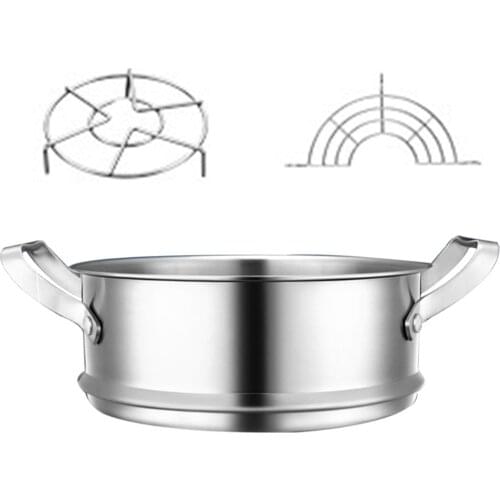 Stainless Steel Steamer Basket Rice Cooker With Steam And Oil Filter Rack Food Vegetable Steaming Tray Rack Mesh Kitchen Tools
