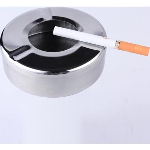 Creative Home New Practical Smoking Accessories Stainless Steel Ashtray Lid Home Gadgets