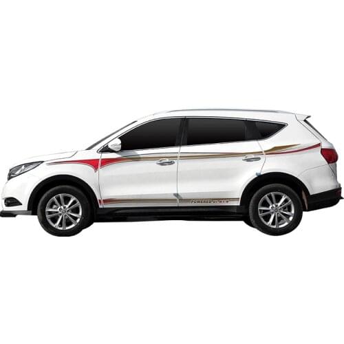 Car Sticker Cecoration Scratch Stickers for DFSK Dongfeng Glory 580 Year 2016/2017