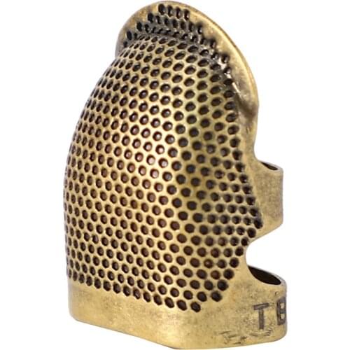 Sewing Thimbles,Retro Sewing Thimble Finger Protector Shield Protector Fingertip Thimble Pin Needles Partner Thimbles for Sewing