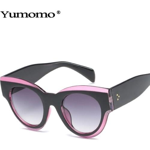 New Fashion Round Sunglasses Women Vintage Brand Designer Black Oversized Frames Shades Sun Glasses Female UV400