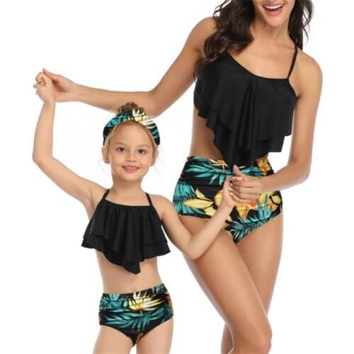 Одинаковые купальники для мамы и дочки Pudcoco China At AliExpress