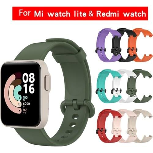Replacement Strap For XiaoMi Mi Watch Lite Straps Silicone Watchband Bracelet For XiaoMi Mi Watch Lite Redmi Smart WatchBands