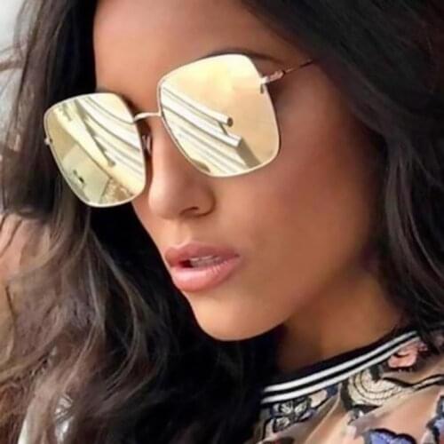 Polarized Oversized Square Sunglasses Vintage Thin Alloy Driving Glasses Women Shades 2020 Italy Brand Men Car Sun Shade
