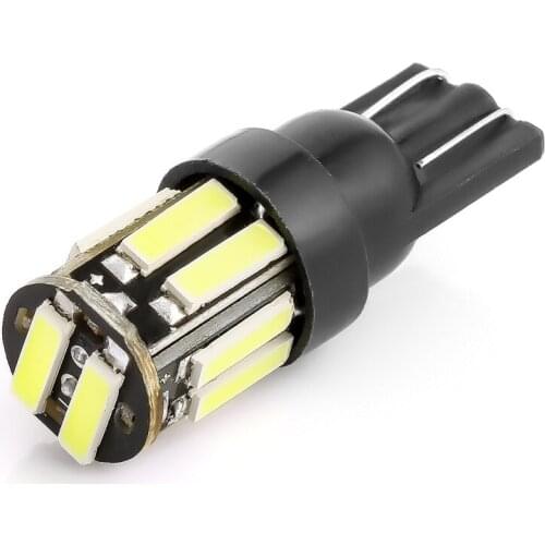 4Pcs W5W 10-7020 SMD Car T10 LED 194 168 Wedge Replacement Reverse Instrument Panel Lamp White Blue Bulbs For Clearance Lights