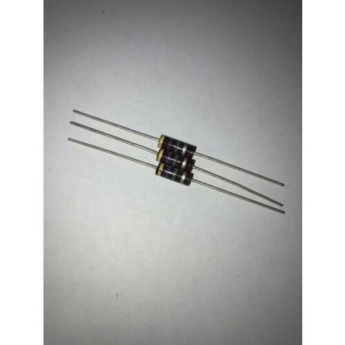 100% New and original30PCS Solid core resistance AB color ring resistance 1/2W 4.7m