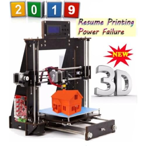 2020 CTC Latest Version I3 High Precision 3D Printer DIY Kit Free 1.75mm PLA/ABS Filament Resume Power Failure Printing