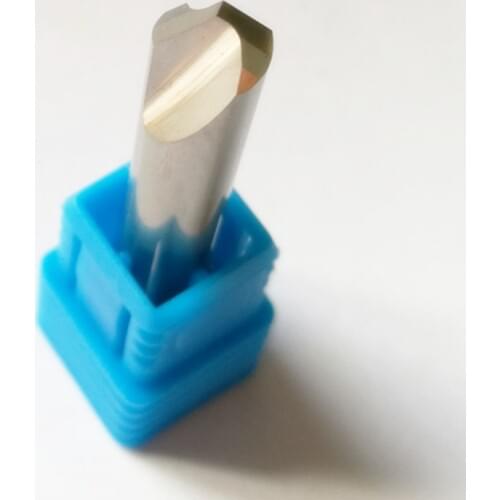 6mm X 90 degree HRC50 2 flutes Solid carbide chamfering milling cutter Chamfer route bits for Aluminum