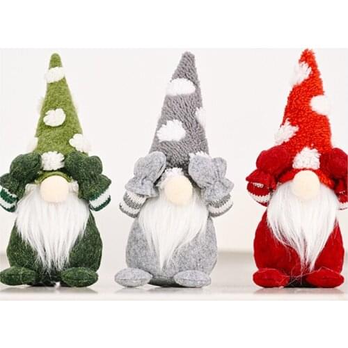 9 Pcs Christmas Decorations Swedish Santa Gnome Doll Ornament Toy Home Xmas Decor Party Supply Props for Home Wholesale X2