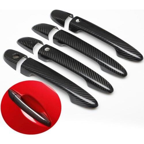 Right Hand Drive For Mazda CX-4 CX4 CX 4 2016 2017 2018 2019 2020 Carbon Fiber Car Door Handle Cover Car Styling Accessories