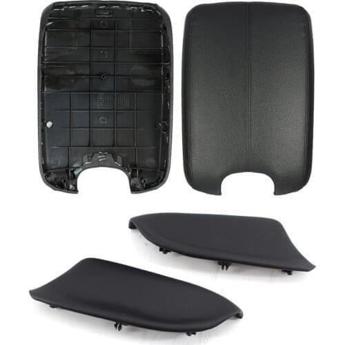 Black Console Armrest Lid Cover + Door Panel Armrest for Honda Accord 2008-12 09 Sedan 4-Door 83553-TA0-A31ZC, 83503-TA0-A31ZC