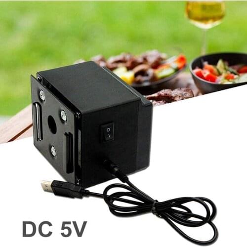 Hot Sale Powered BBQ Motor Grill Rotisserie Rotating Barbecue Spit with 4 RPM Output Speed Bbq Parts