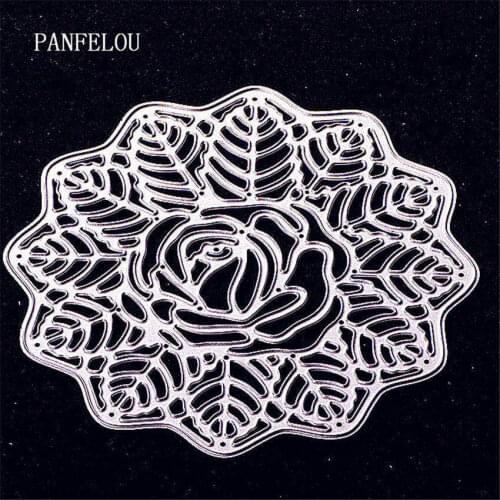 PANFELOU Metal craft The flower disc paper die cutting dies for Scrapbooking/DIY Easter wedding Halloween cards
