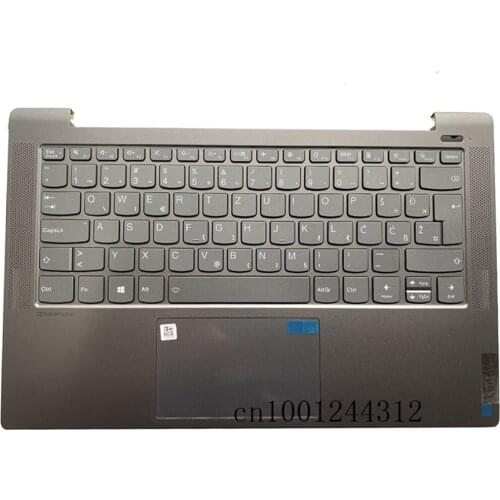 New 5CB1A14012 For Lenovo ideapad 5-14ARE05 5-14ITL05 5-14IIL05 Palmrest Keyboard Bezel Touchpad Backlit NO-power button