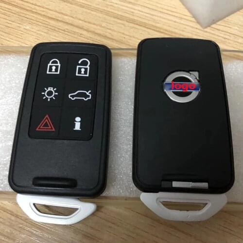 Original 6 Button Car Keyless Smart Remote Key 433Mhz for Volvo XC60 S60 V40 V60 S80 XC70 2009 - 2014 Keyless Smart Key Remote