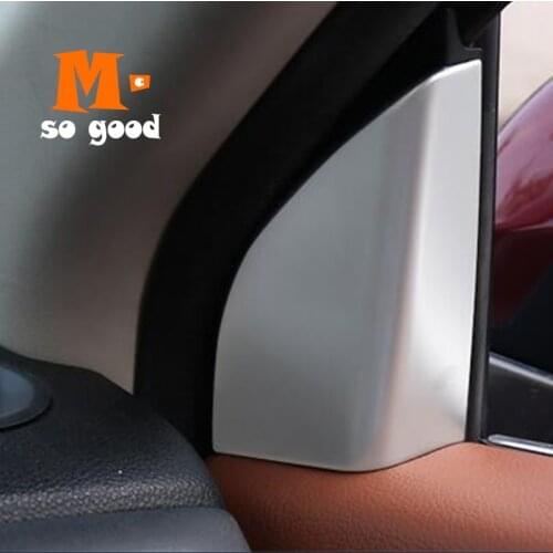 Trim Car Styling Accessories for VEZEL 2015 2016 2017 Car Interior A-pillar Triangle Frame Cover Chrome for Honda HRV HR-V 1inch