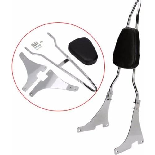 Motorcycle Passenger Backrest Sissy Bar pad For Harley Sportster XL 883 1200 48 Iron 2004-2015