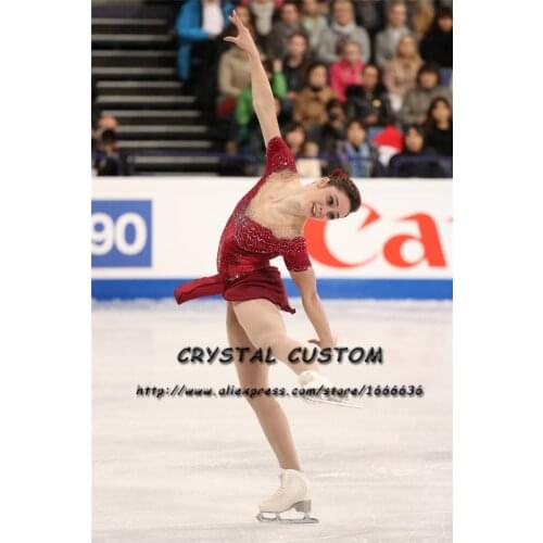 Professional Custom Figure Skating Dresses Adult Graceful New Brand Ice Skating Dresses For Competition DR4477