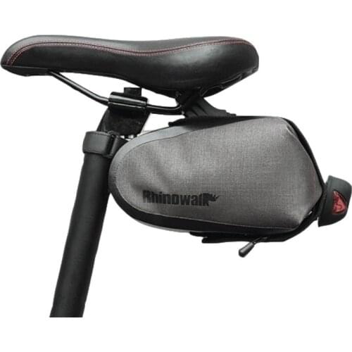 RHINOWALK Bicycle Saddle Bag TPU Full Rainproof Bicycle Bag for MTB Cycling Saddle Tail Rear Seat Quick Release Seatpost Packag